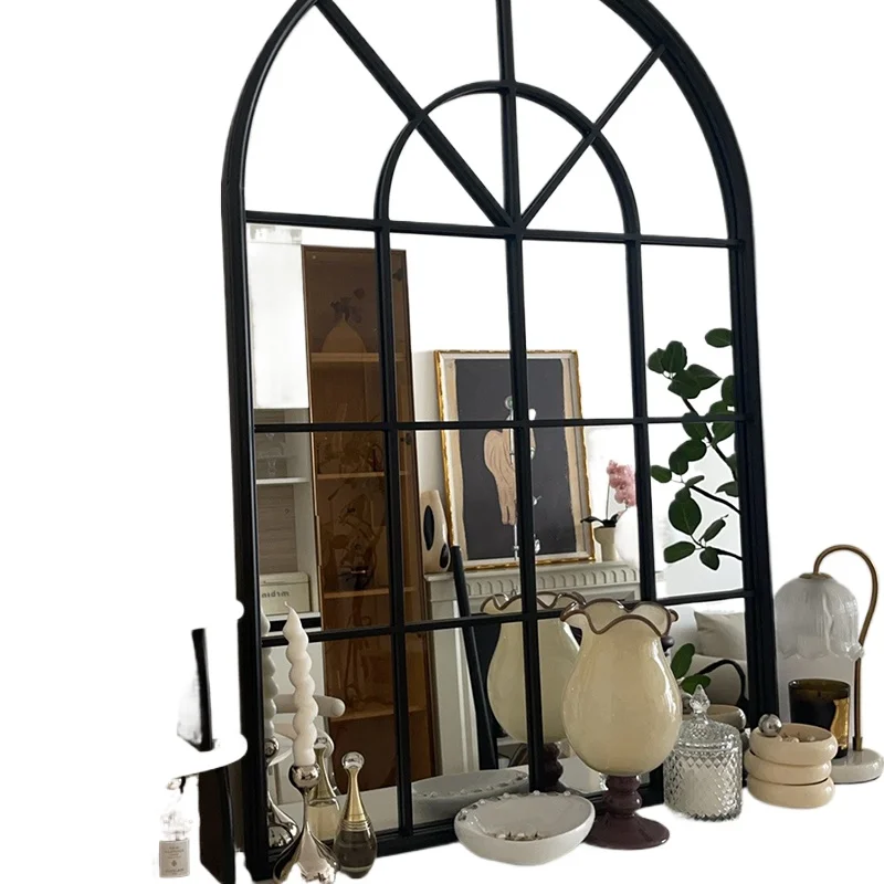 Arched living room entrance full-body mirror household, wall-mounted floor-to-ceiling decorative mirror
Arched living room entrance full-body mirror household, wall-mounted floor-to-ceiling decorative mirror