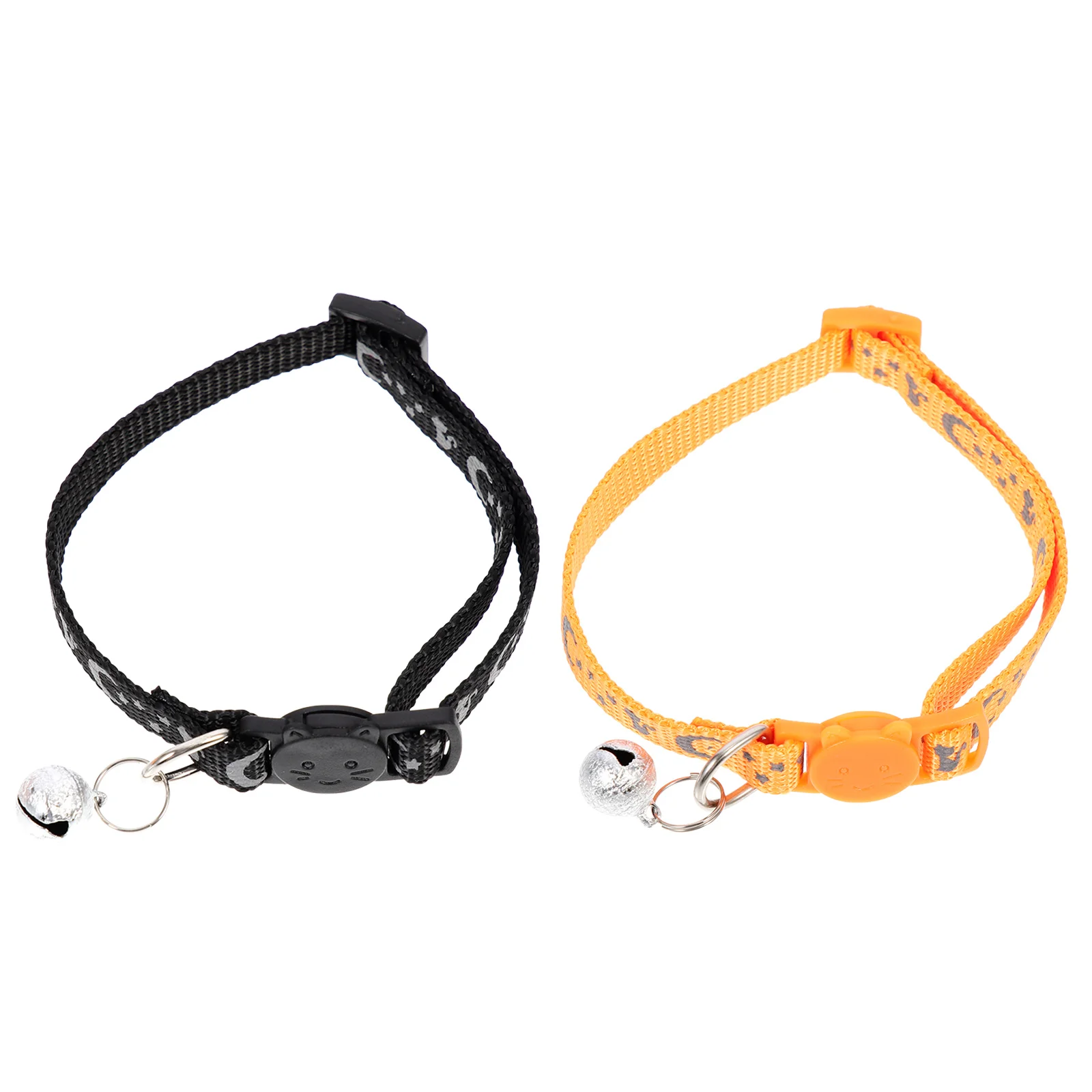 2pcs Reflective Cat Collar Adjustable Lightweight Stars Moon Necklace with Bell for Kitten Dog Collar Pet Accessories
2pcs Reflective Cat Collar Adjustable Lightweight Stars Moon Necklace with Bell for Kitten Dog Collar Pet Accessories