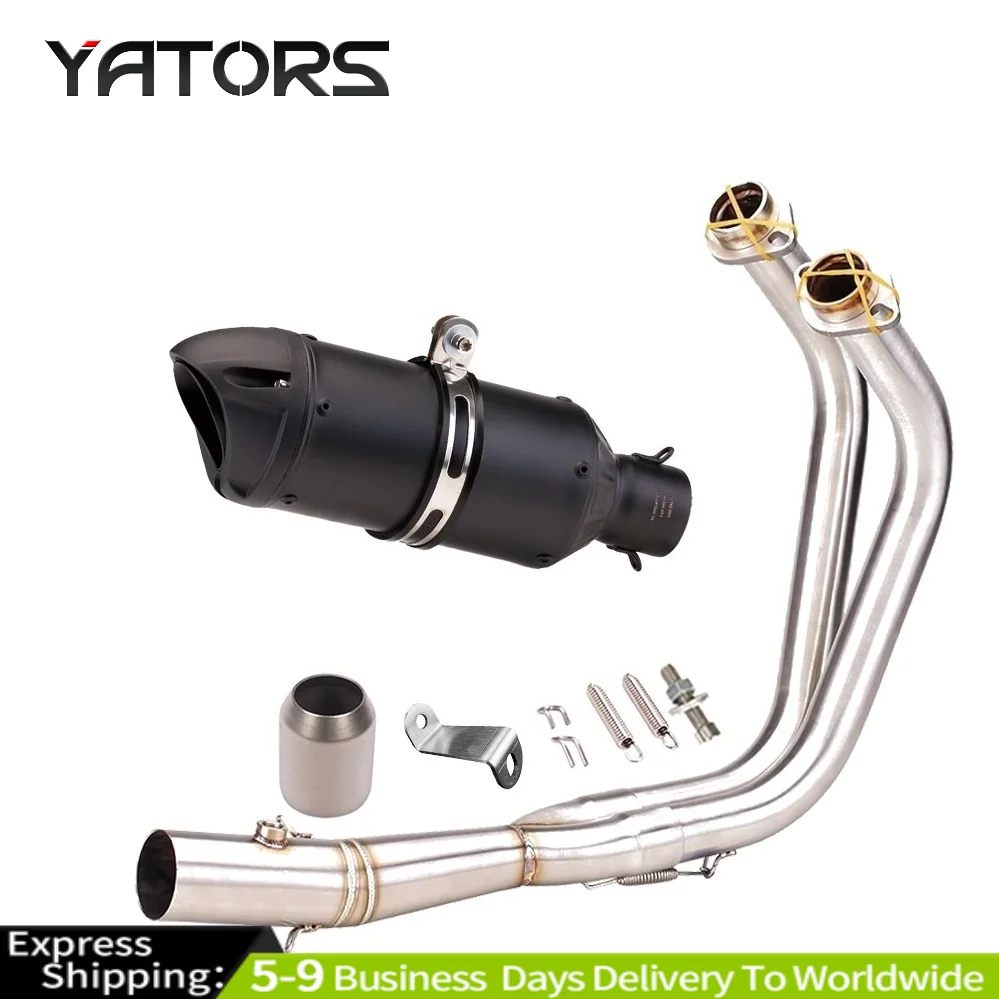 For Yamaha MT-07 FZ07 2014-24 Full System Exhaust Header Pipe Black Muffler Tips Exhaust Systems Exhausts Pipes
For Yamaha MT-07 FZ07 2014-24 Full System Exhaust Header Pipe Black Muffler Tips Exhaust Systems Exhausts Pipes