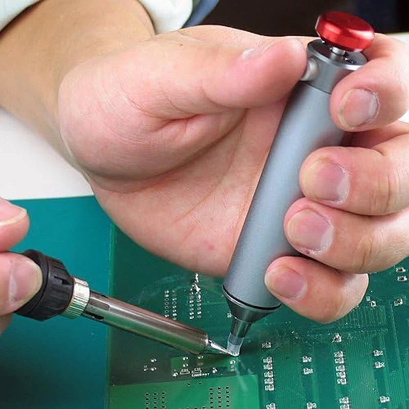 New industrial grade tin suction device with strong suction and soldering tool, manual vacuum for repairing disassembling parts
New industrial grade tin suction device with strong suction and soldering tool, manual vacuum for repairing disassembling parts