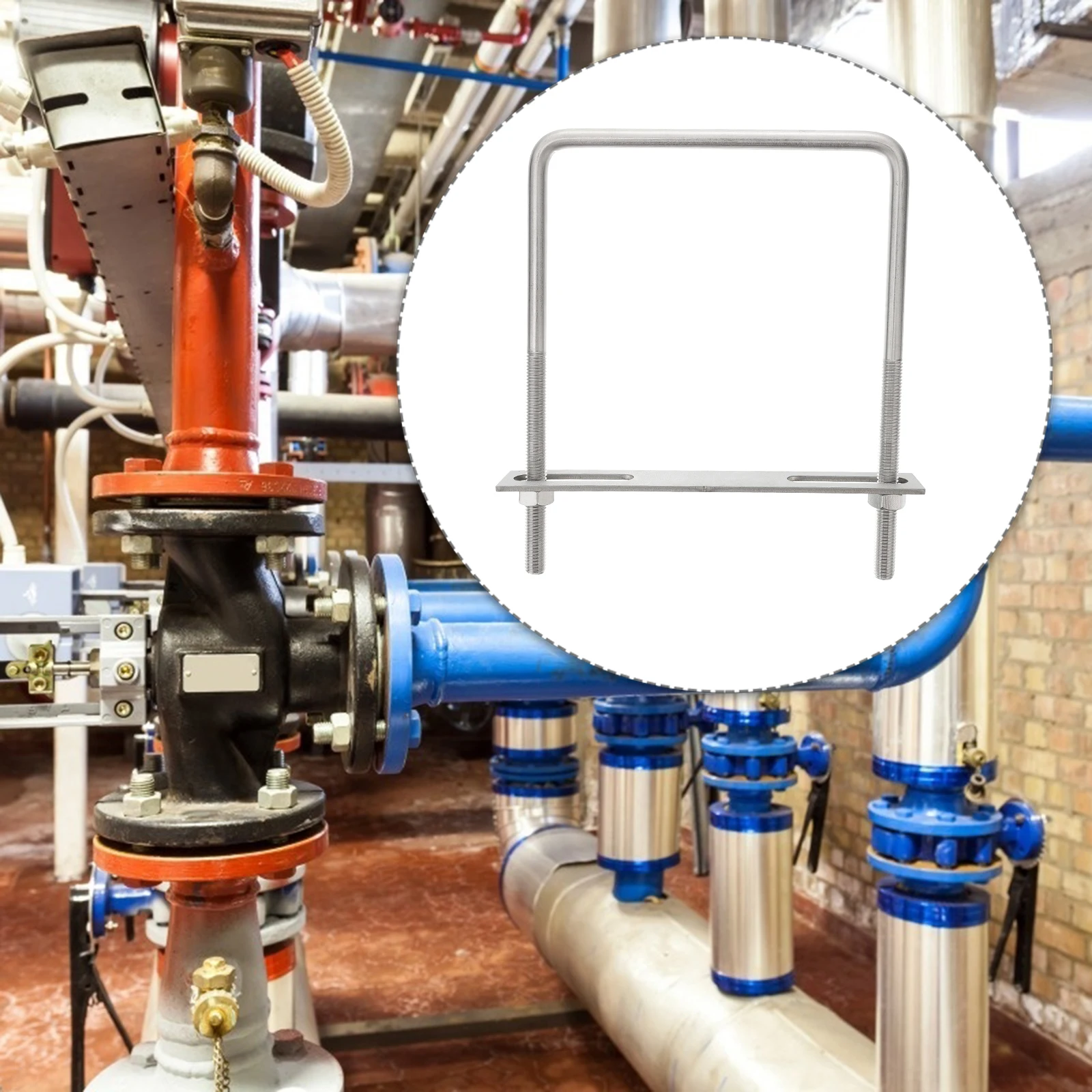 4Pcs Stainless U Shape Bolts M10x150x200mm Stable Working Performance Hardware Connectors
4Pcs Stainless U Shape Bolts M10x150x200mm Stable Working Performance Hardware Connectors