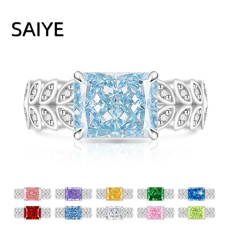 925 Sterling Silver Ring Ice Flower Cushion Cut Zircon Ring Double Wheat Hollow Band Wedding Rings Fine Jewelry Gift for Women
925 Sterling Silver Ring Ice Flower Cushion Cut Zircon Ring Double Wheat Hollow Band Wedding Rings Fine Jewelry Gift for Women