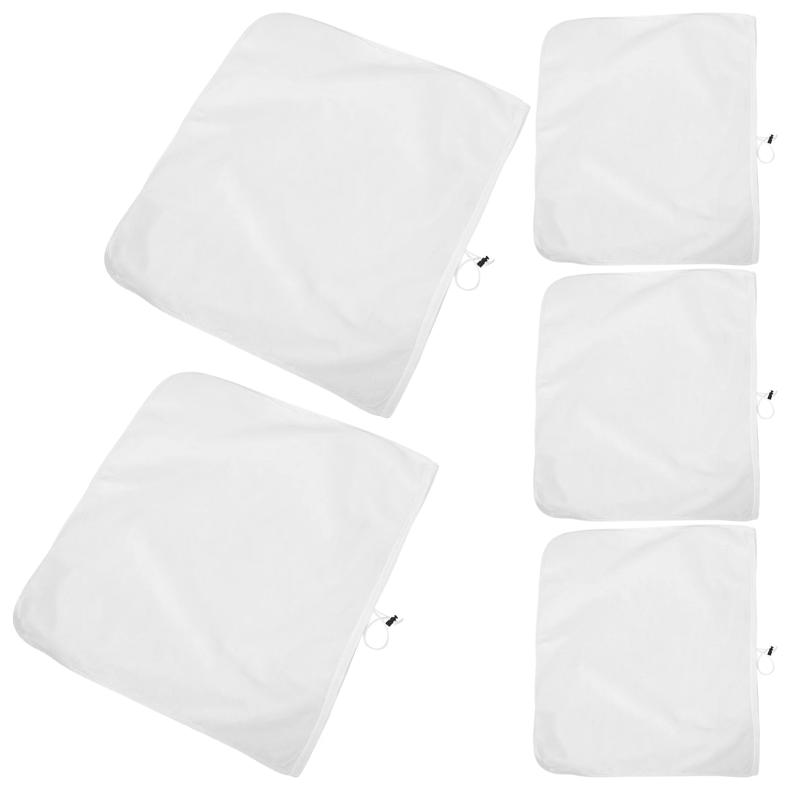 5pcs Brewing Bag Reusable Extra Fine Mesh Filter Bags 26x22 White Polyester Drawstring Strainer Kitchen Coffee Nut Milk
5pcs Brewing Bag Reusable Extra Fine Mesh Filter Bags 26x22 White Polyester Drawstring Strainer Kitchen Coffee Nut Milk