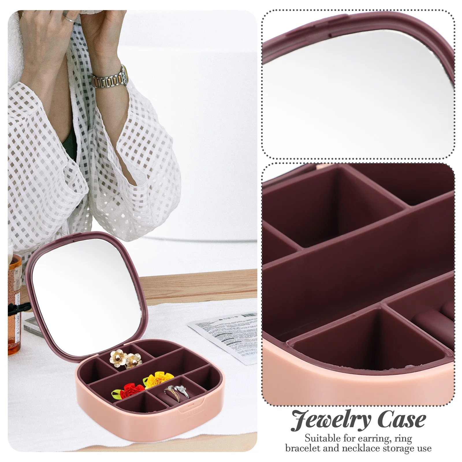 Travel Jewelry Cases for Women Cassette Mirror Organizer Storage Rack Small Man
Travel Jewelry Cases for Women Cassette Mirror Organizer Storage Rack Small Man