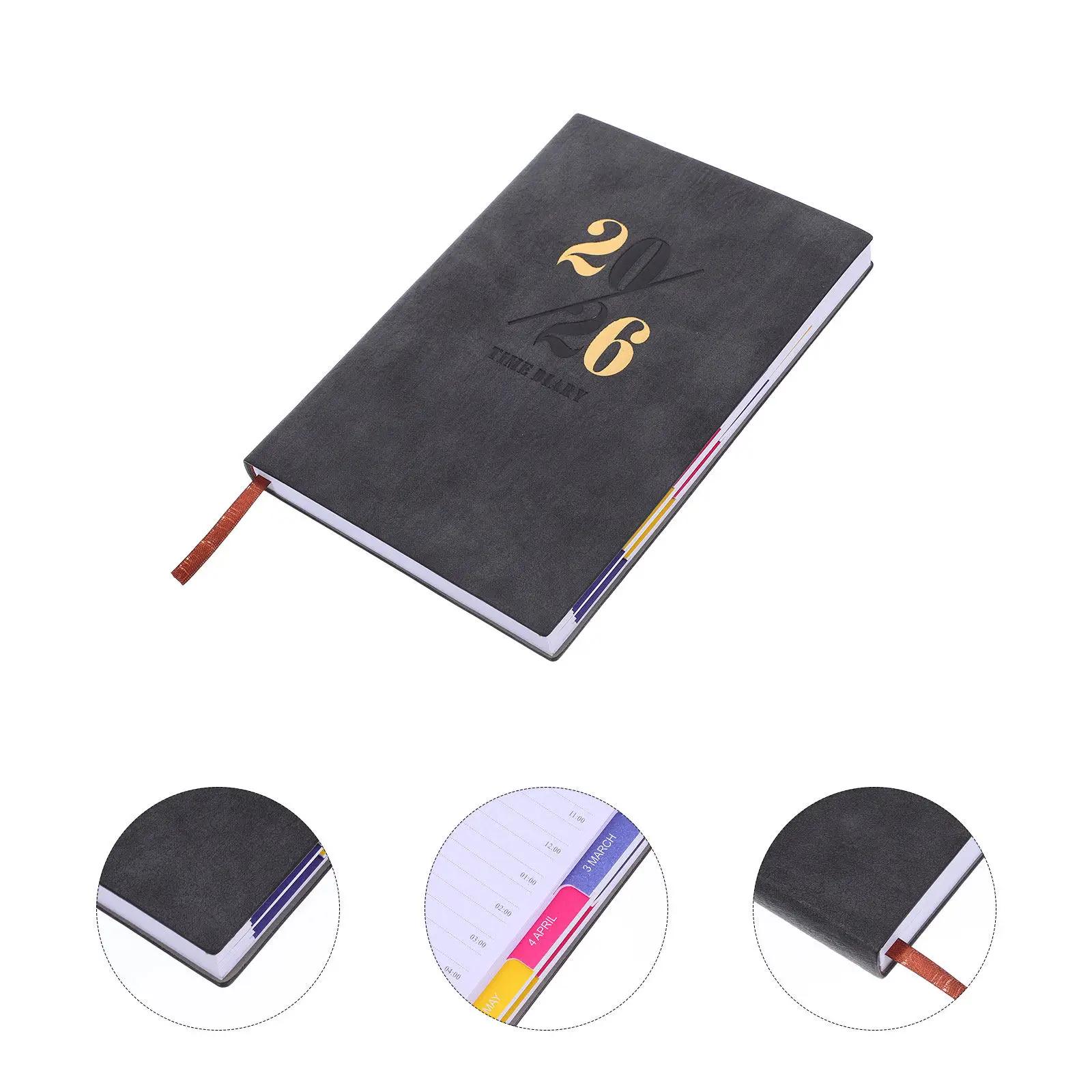 2026 Daily Planner Notebook A5 PU Cover Monthly Weekly Layout Thick Paper Rounded Corners 12 Months Jan Dec 2026 Portable
2026 Daily Planner Notebook A5 PU Cover Monthly Weekly Layout Thick Paper Rounded Corners 12 Months Jan Dec 2026 Portable