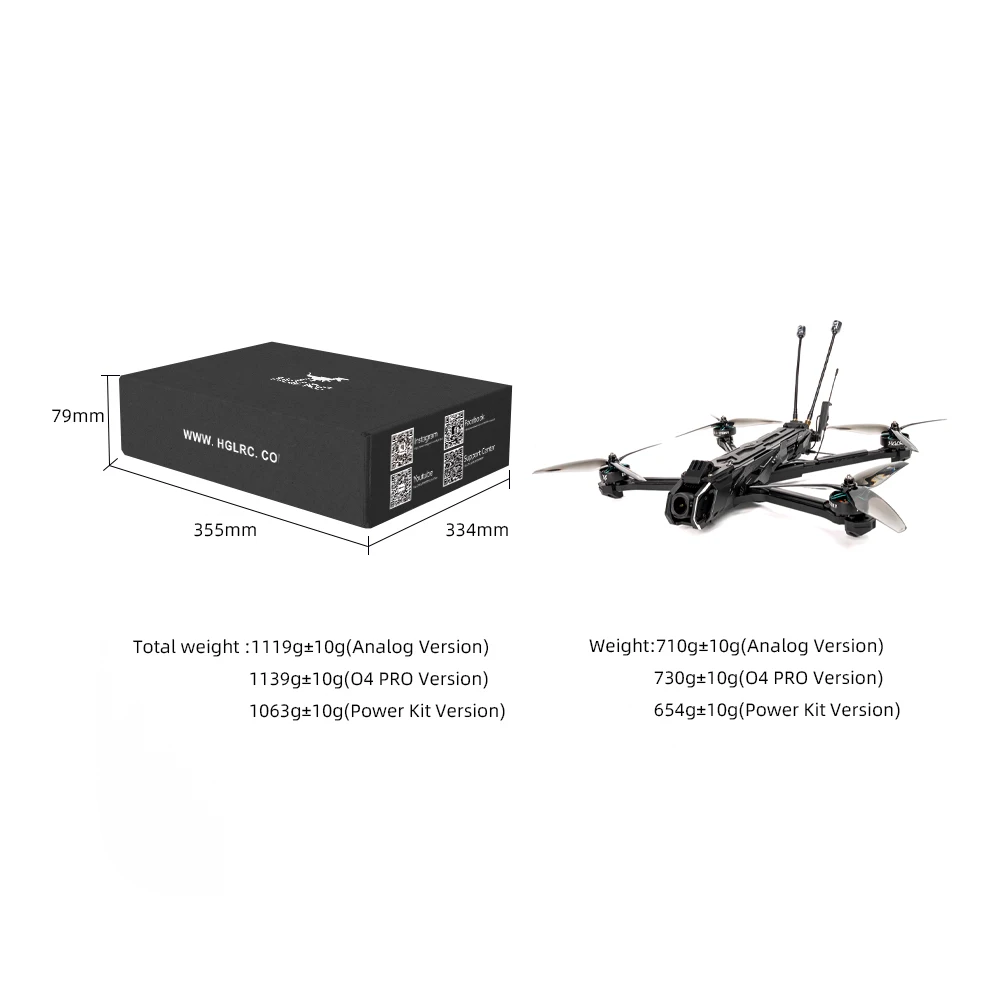 HGLRC Nblade PRO 7-дюймовый FPV-дрон: Комплект для квадрокоптера с увеличенной дальностью полета, совместимый с аналоговыми системами и DJI O4 Pro Video System
HGLRC Nblade PRO 7-дюймовый FPV-дрон: Комплект для квадрокоптера с увеличенной дальностью полета, совместимый с аналоговыми системами и DJI O4 Pro Video System