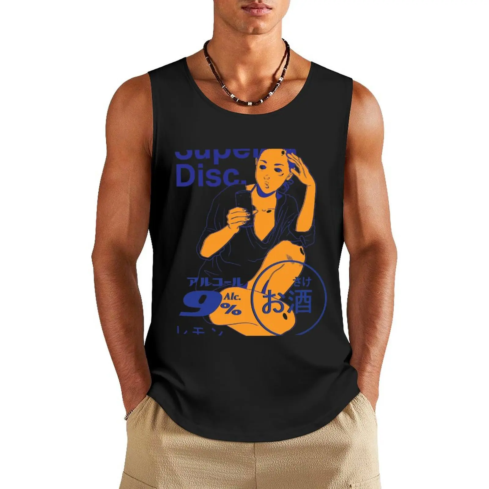 Super Disc Lemon Tank Top anime t-shirts sleeveless gym shirt man fitness summer clothes for men Men's t shirt
Super Disc Lemon Tank Top anime t-shirts sleeveless gym shirt man fitness summer clothes for men Men's t shirt