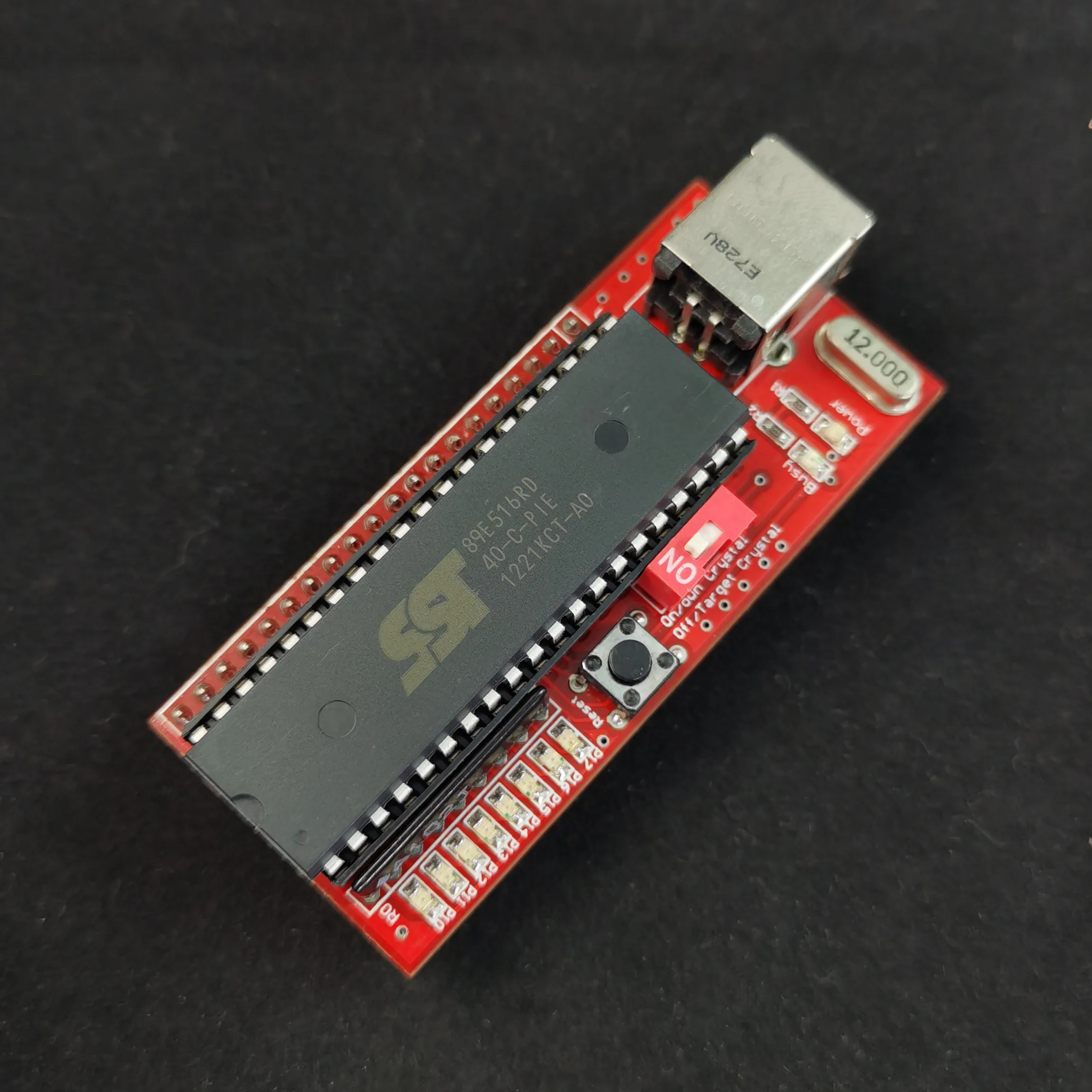 USB 51 Serial Port Emulator SST89E516RD-40-C-PIE DIP40 Main Control Chip PL2303HX Driver Only Support Win7
USB 51 Serial Port Emulator SST89E516RD-40-C-PIE DIP40 Main Control Chip PL2303HX Driver Only Support Win7