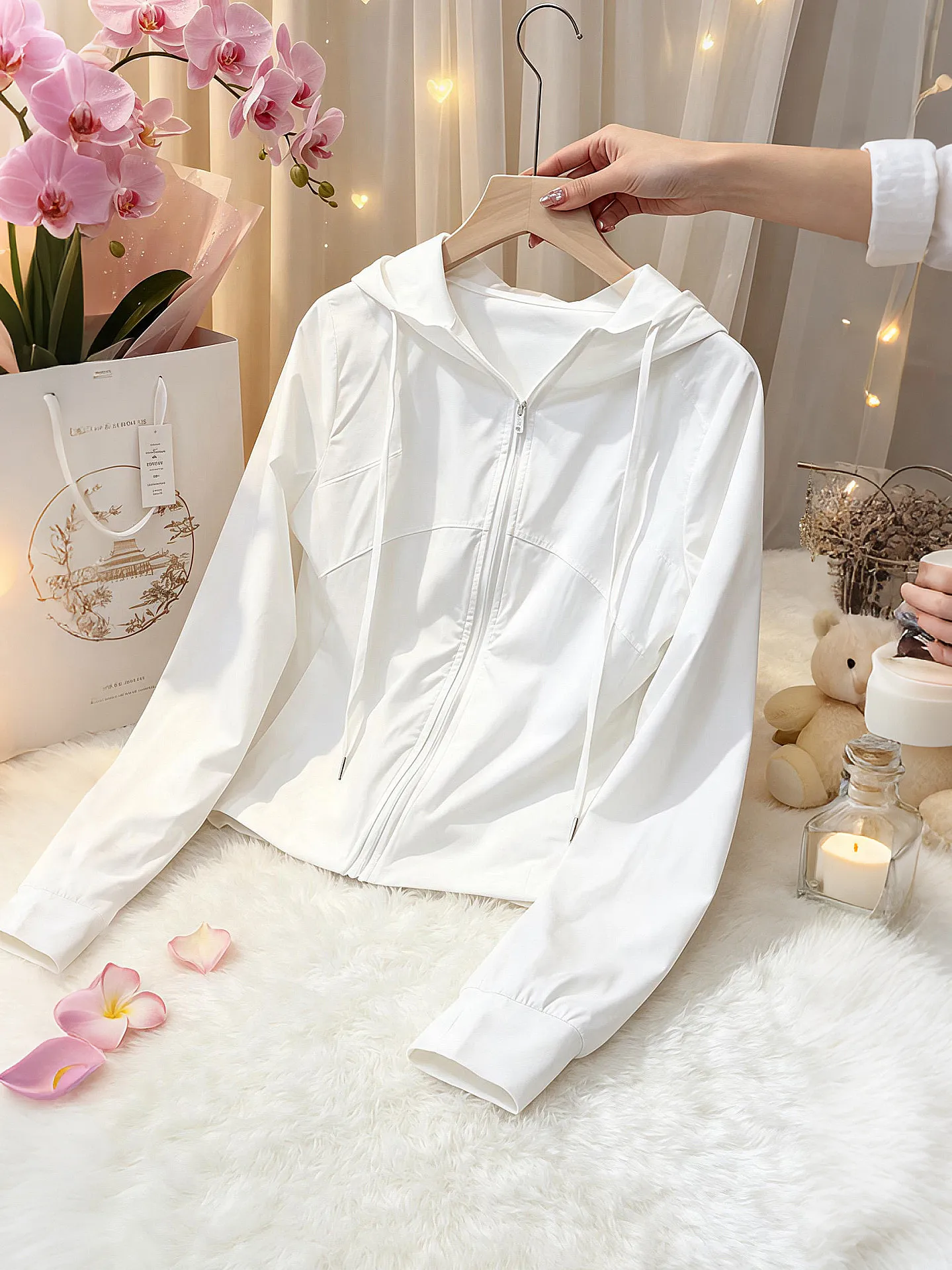 Korean Style Casual Short Coat Ladies Summer New Loose Slim Fit Hoodie Open Cardigan Versatile Age Reduction Top
Korean Style Casual Short Coat Ladies Summer New Loose Slim Fit Hoodie Open Cardigan Versatile Age Reduction Top