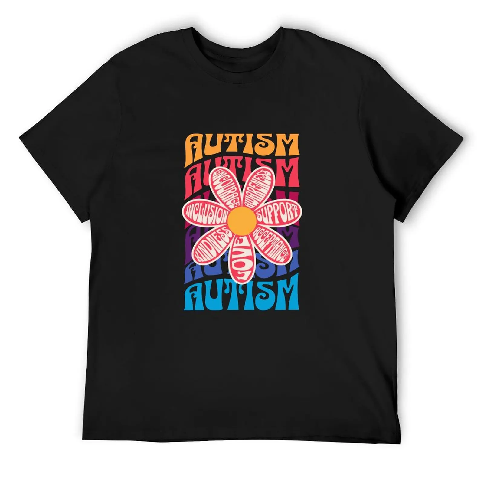 Autism Awareness Flower With Positive Words T-Shirt luxury t-shirt oversized t shirt vintage funny costumes mens cotton t shirts
Autism Awareness Flower With Positive Words T-Shirt luxury t-shirt oversized t shirt vintage funny costumes mens cotton t shirts