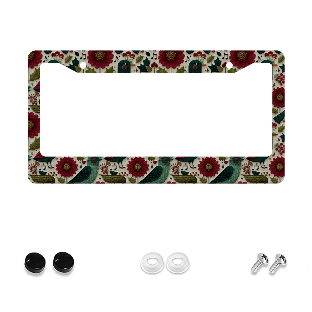 1 шт. винтажная рамка номерного знака с красным и зеленым птицей и цветочным узором, 2 отверстия, алюминиевый материал, 6x12 дюймов, с комплектом винтов, Fun C
1 шт. винтажная рамка номерного знака с красным и зеленым птицей и цветочным узором, 2 отверстия, алюминиевый материал, 6x12 дюймов, с комплектом винтов, Fun C