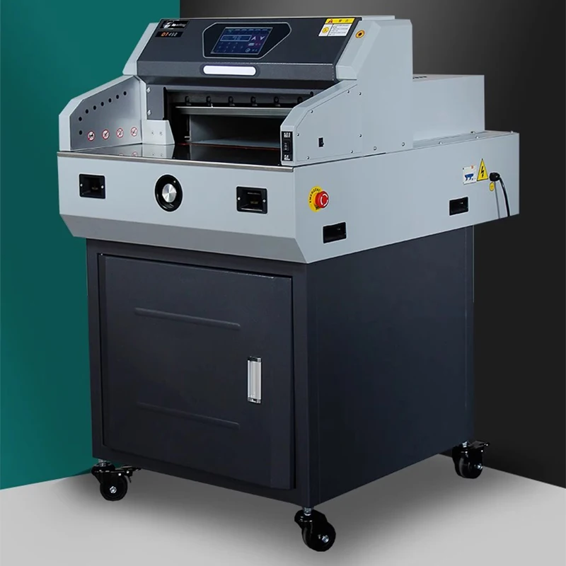 Fully automatic paper cutter electric paper cutter DT498 automatic cutting knife cutting machine heavy-duty PVC self-adhesive
Fully automatic paper cutter electric paper cutter DT498 automatic cutting knife cutting machine heavy-duty PVC self-adhesive
