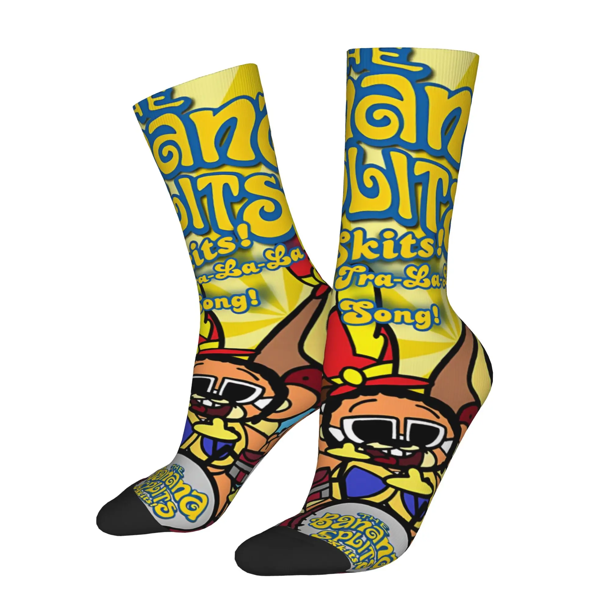 1 Pair Funny Happy Men's Sock Band Playing Instruments Vintage Harajuku B-Banana Splits Hip Hop Novelty Pattern Sock
1 Pair Funny Happy Men's Sock Band Playing Instruments Vintage Harajuku B-Banana Splits Hip Hop Novelty Pattern Sock