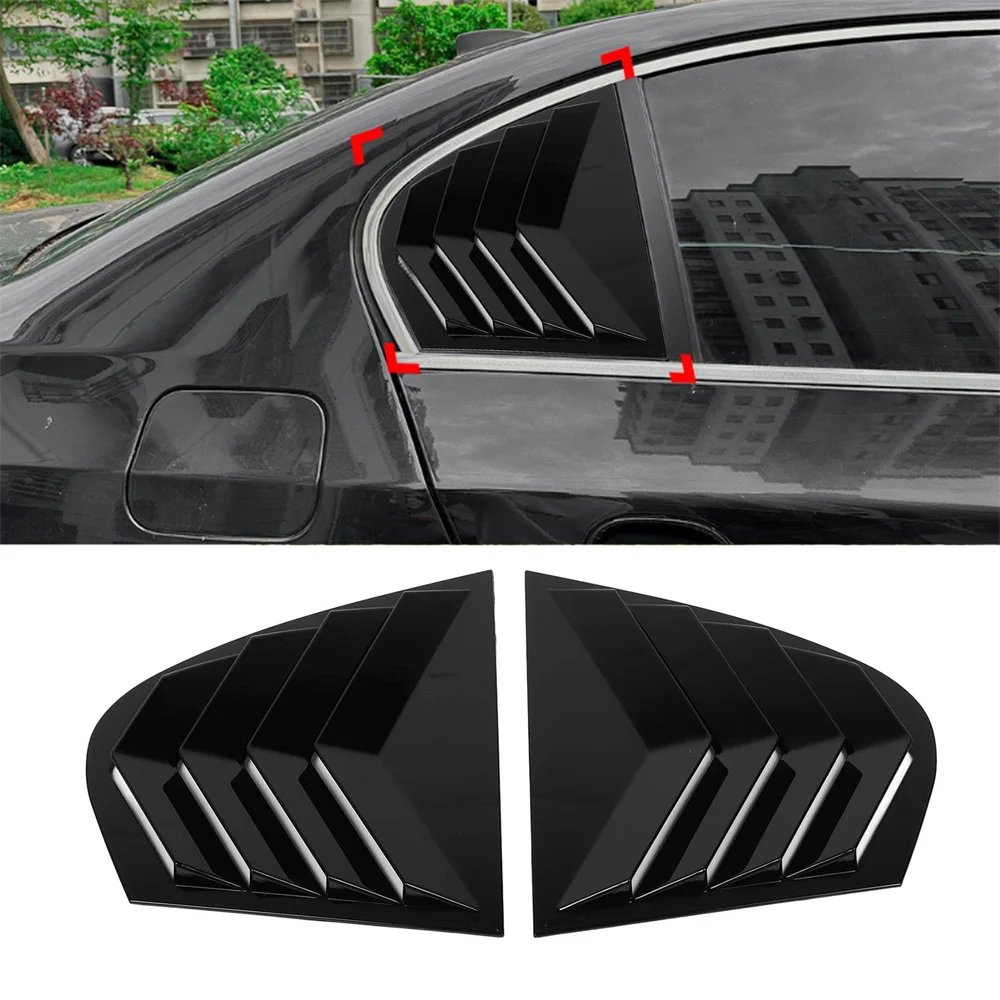 2X Rear Side Rear Side Vent Window Cover For BMW 5 Series E60 2004-2010 Lover Shutter Exterior Modification Accessory
2X Rear Side Rear Side Vent Window Cover For BMW 5 Series E60 2004-2010 Lover Shutter Exterior Modification Accessory