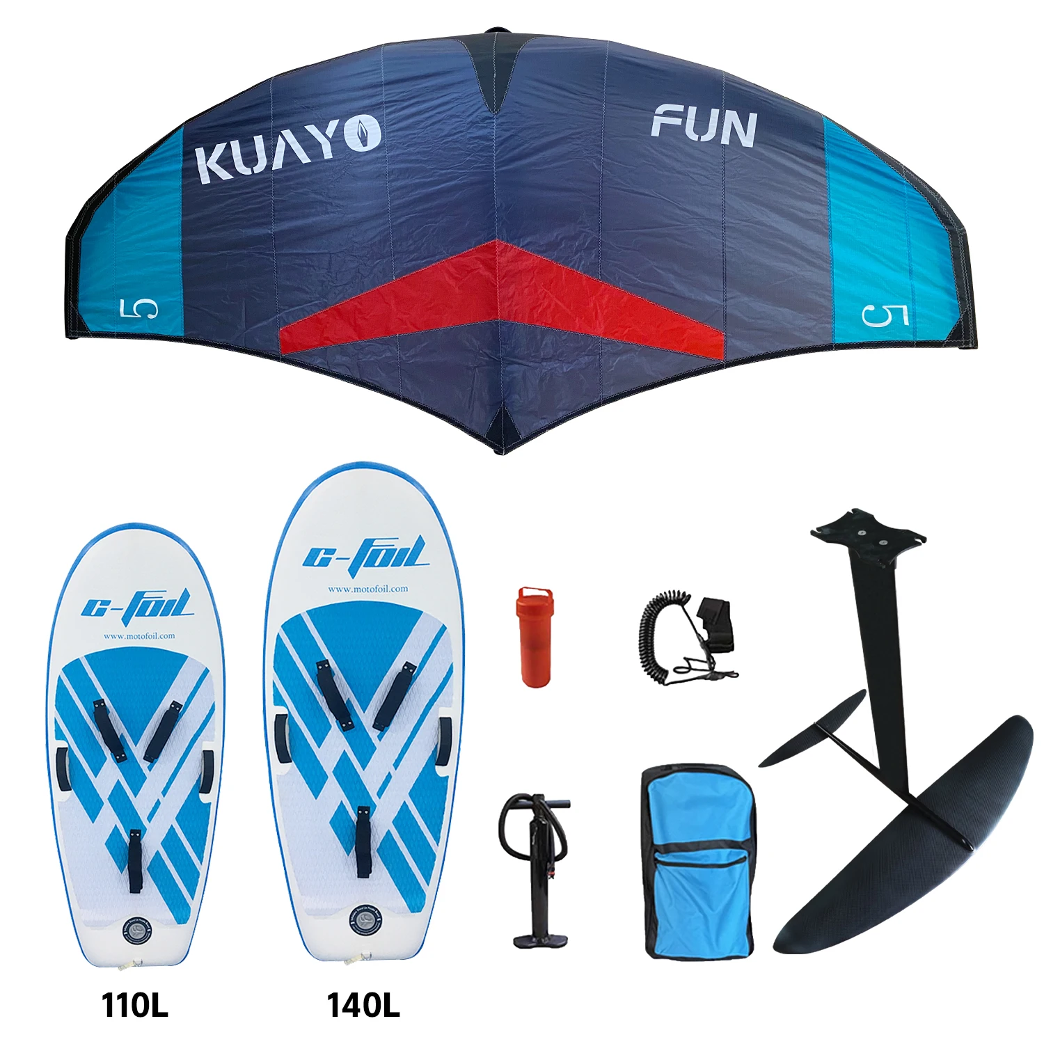 OEM Factory Complete Wing Foil Package for Beginners Kitesurfing Hydrofoil Wingfoil Inflatable Foil Water Sports Surfing Pump
OEM Factory Complete Wing Foil Package for Beginners Kitesurfing Hydrofoil Wingfoil Inflatable Foil Water Sports Surfing Pump