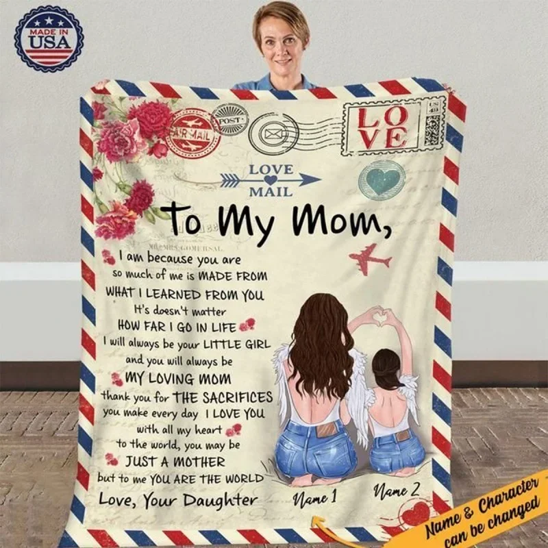 Mother's Day Blanket Flannel Throw Blanket Gift For Mother Home Decor Living Room Bedroom Sofa Envelope Letter Message Blanket
Mother's Day Blanket Flannel Throw Blanket Gift For Mother Home Decor Living Room Bedroom Sofa Envelope Letter Message Blanket