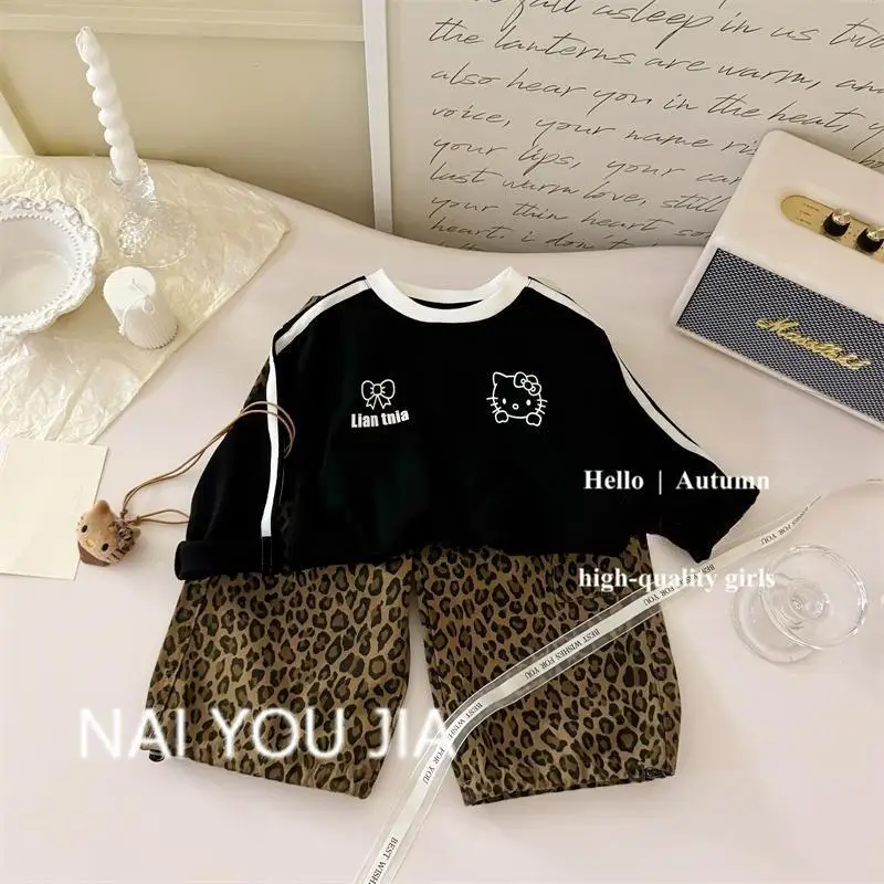 Hello Kitty Girls' Autumn Casual T Shirt New Cartoon Anime Hoodie Pants Children's Comfortable Spring Autumn Fashion Tops
Hello Kitty Girls' Autumn Casual T Shirt New Cartoon Anime Hoodie Pants Children's Comfortable Spring Autumn Fashion Tops