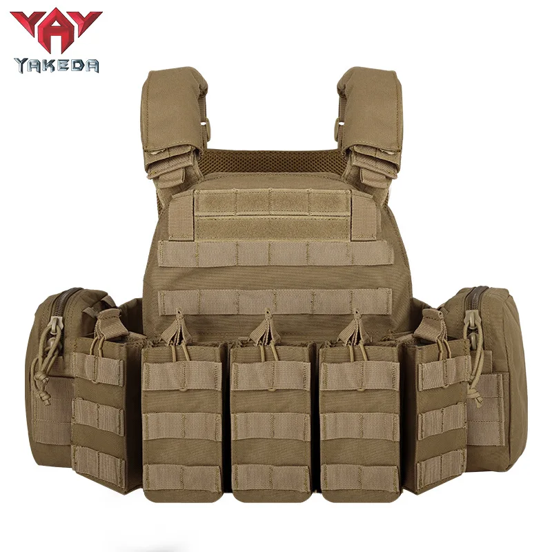 YAKEDA 1000D Nylon Tactical Vest Outdoor Hunting Protective Adjustable Multifunction Molle Vest for Airsoft Combat Equipment
YAKEDA 1000D Nylon Tactical Vest Outdoor Hunting Protective Adjustable Multifunction Molle Vest for Airsoft Combat Equipment