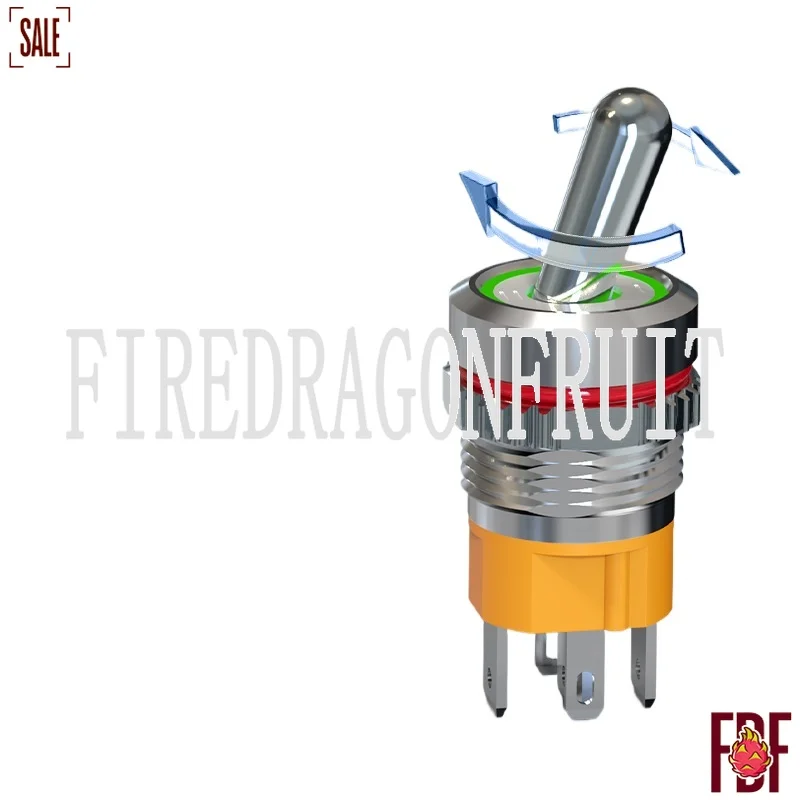 Blue Wave Rocker Metal Toggle Switch 16mm 2 Position 3 Position High Current Red Green Blue 1NO1NC with Plug
Blue Wave Rocker Metal Toggle Switch 16mm 2 Position 3 Position High Current Red Green Blue 1NO1NC with Plug