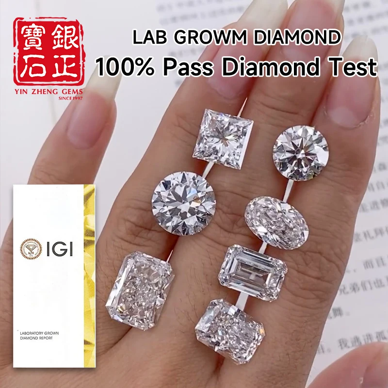 YinZheng Lab Grown Diamonds Изумрудная огранка 1,0-2,0 карата Выращенный в лаборатории бриллиант DEF Цвет VVS 2EX с сертификатом IGI Алмаз для изготовления ювелирных изделий
YinZheng Lab Grown Diamonds Изумрудная огранка 1,0-2,0 карата Выращенный в лаборатории бриллиант DEF Цвет VVS 2EX с сертификатом IGI Алмаз для изготовления ювелирных изделий