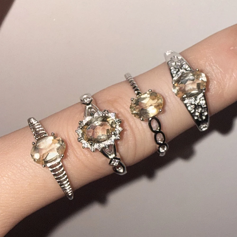 Brazil Genuine Natural 5*7mm Citrine Adjustable Size Ring Cut Oval Exquisite Women's Vintage Fine Jewelry Gif
Brazil Genuine Natural 5*7mm Citrine Adjustable Size Ring Cut Oval Exquisite Women's Vintage Fine Jewelry Gif