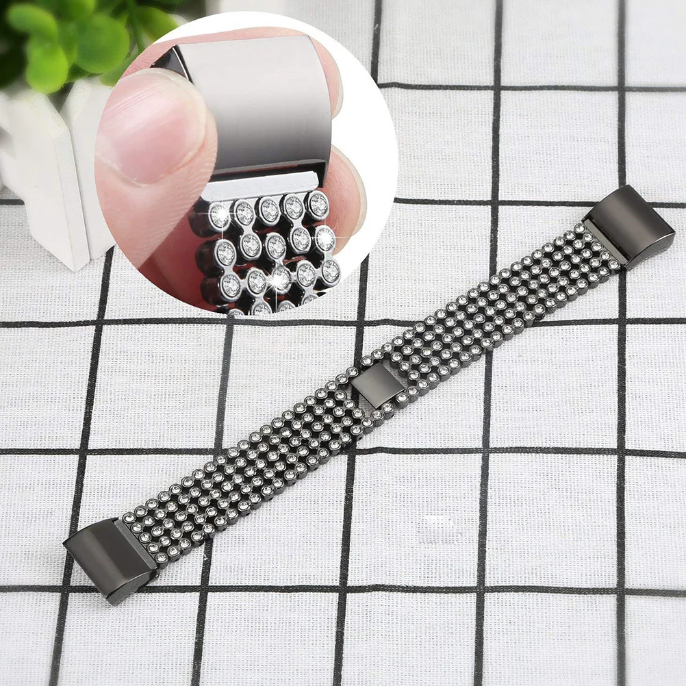 Metal Bands For Stainless Steel Crystal Wristband Adjustable Premium Plating Lightweight Durable Watchband
Metal Bands For Stainless Steel Crystal Wristband Adjustable Premium Plating Lightweight Durable Watchband