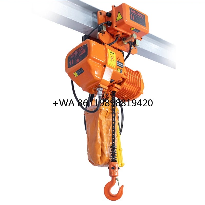 Customizable 380V/220V 3phase 10 T Electric Chain Hoist with Trolley with Remote Control
Customizable 380V/220V 3phase 10 T Electric Chain Hoist with Trolley with Remote Control