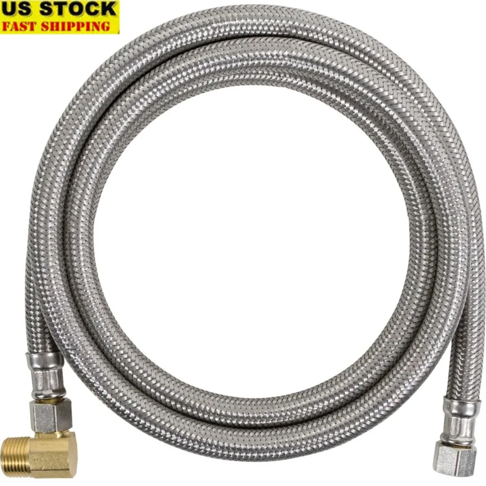 Соединитель для посудомоечной машины из нержавеющей стали, прочный плетеный шланг длиной 6 футов, гибкий внутренний сердечник из ПВХ, безопасные латунные муфты 90 ° Локоть
Соединитель для посудомоечной машины из нержавеющей стали, прочный плетеный шланг длиной 6 футов, гибкий внутренний сердечник из ПВХ, безопасные латунные муфты 90 ° Локоть