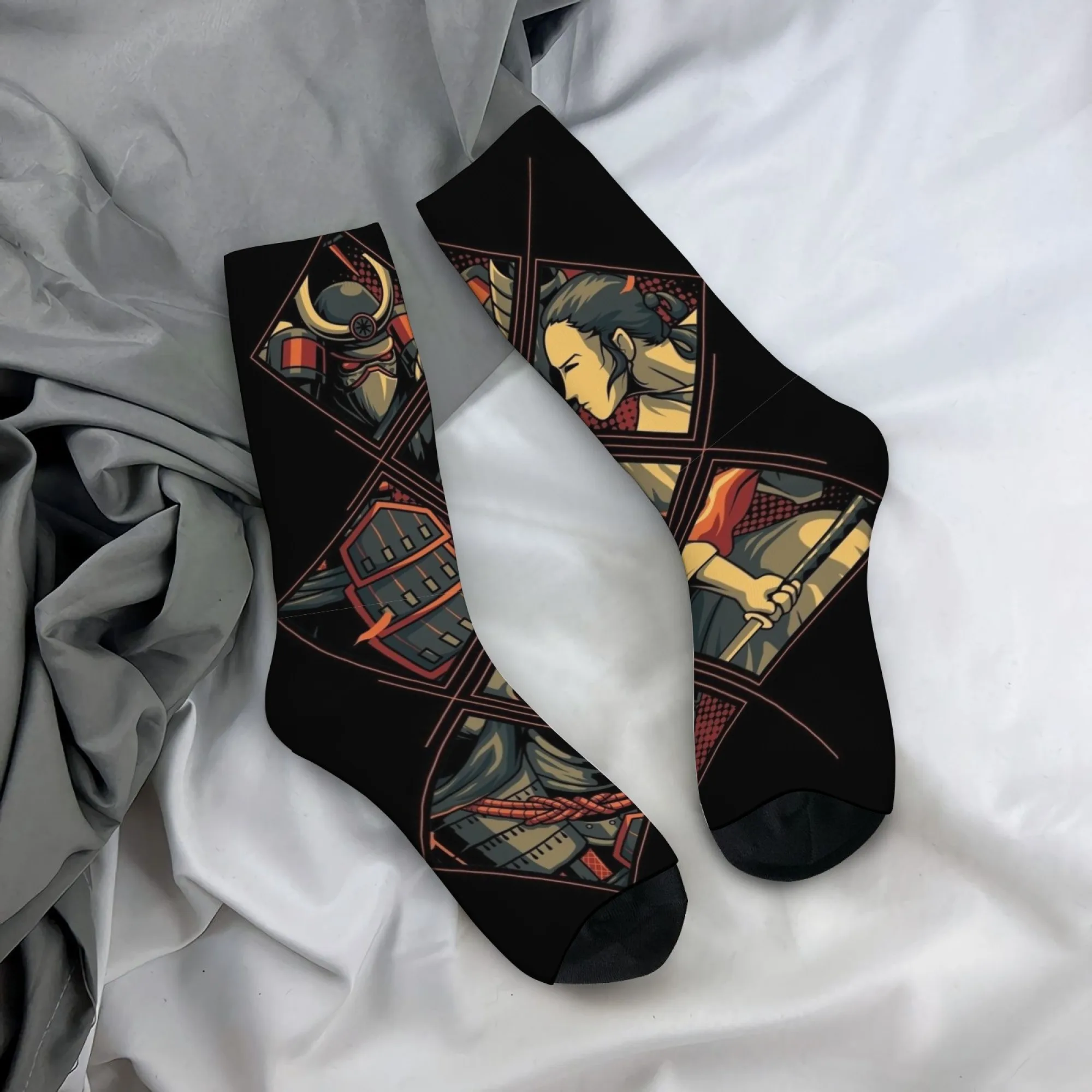 Harajuku Retro Ukiyo-e Samurai Print Men's Socks - Novel Street Style Samurai Style Casual Socks - Fun Party and Holiday Gifts
Harajuku Retro Ukiyo-e Samurai Print Men's Socks - Novel Street Style Samurai Style Casual Socks - Fun Party and Holiday Gifts