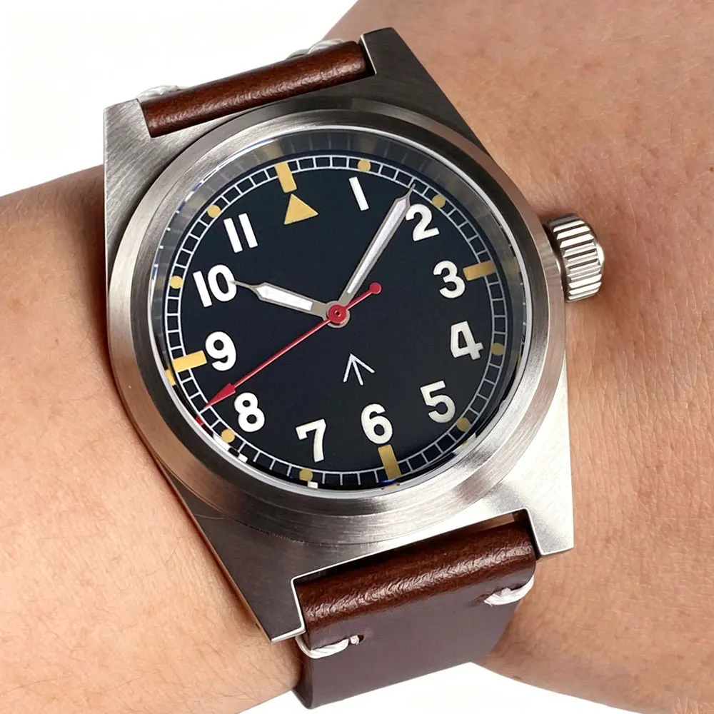 Tandorio 38mm Automatic Military Pilot Mechanical Men's Watch For Miyota 8215/Asia 2824 200m Waterproof Vintage Diver Wristwatch
Tandorio 38mm Automatic Military Pilot Mechanical Men's Watch For Miyota 8215/Asia 2824 200m Waterproof Vintage Diver Wristwatch