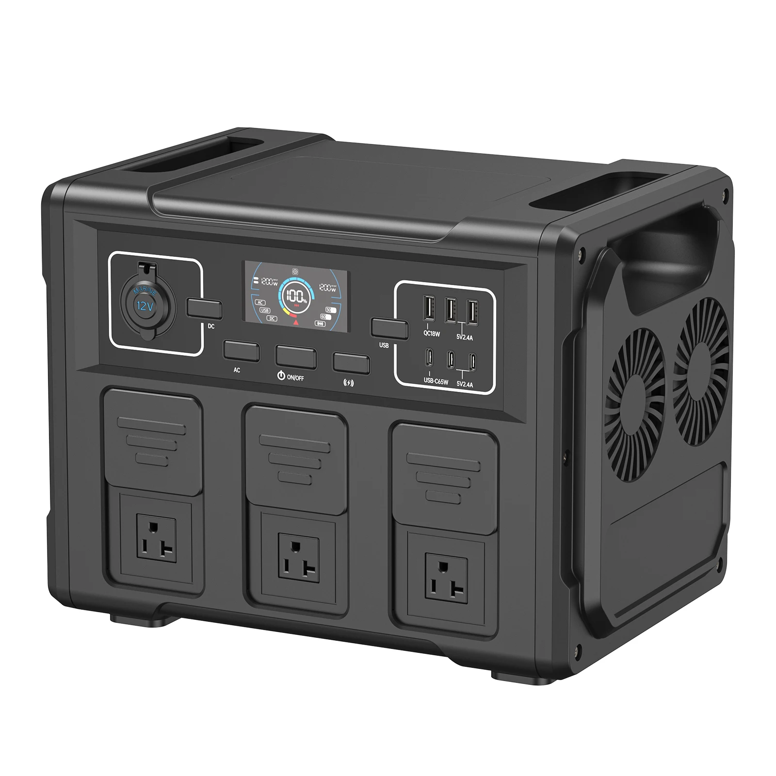 1000W 2000W Rechargeable Lighting Portable Power Station Lithium Battery Portable Power Source
1000W 2000W Rechargeable Lighting Portable Power Station Lithium Battery Portable Power Source