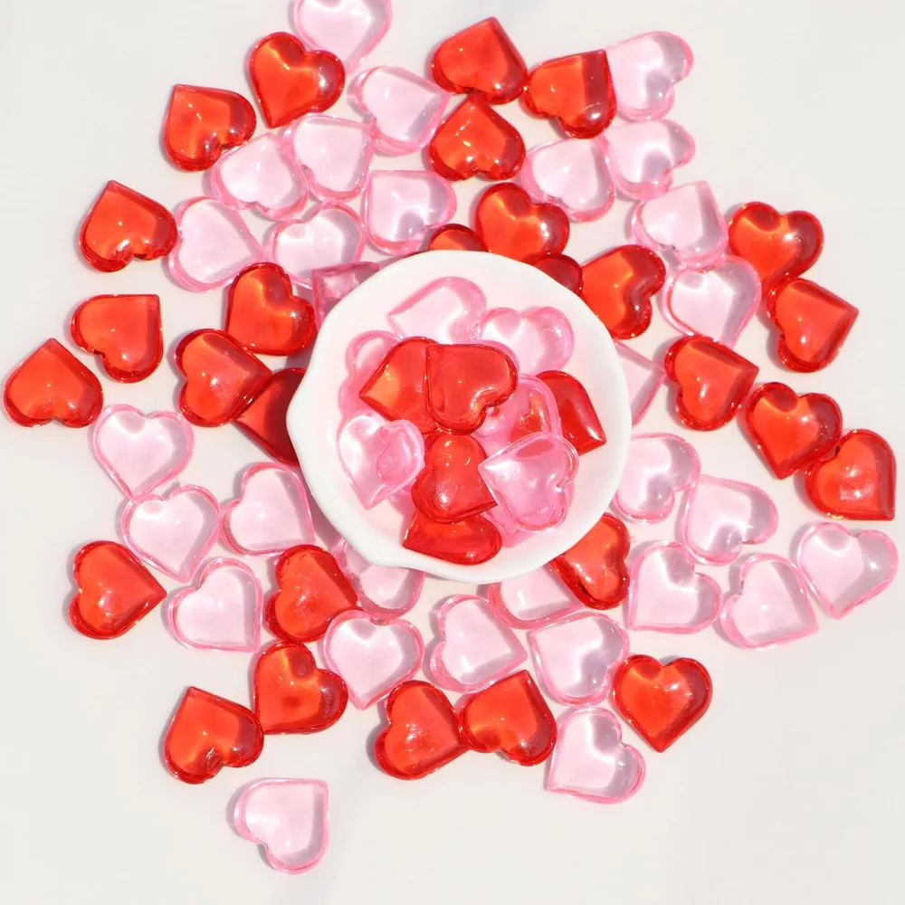 50Pcs Acrylic 3D shaped Hearts Red Plastic Hearts Stones Crystals Rocks Gems Ornaments Vase Filler Home Decor Valentine Wedding
50Pcs Acrylic 3D shaped Hearts Red Plastic Hearts Stones Crystals Rocks Gems Ornaments Vase Filler Home Decor Valentine Wedding