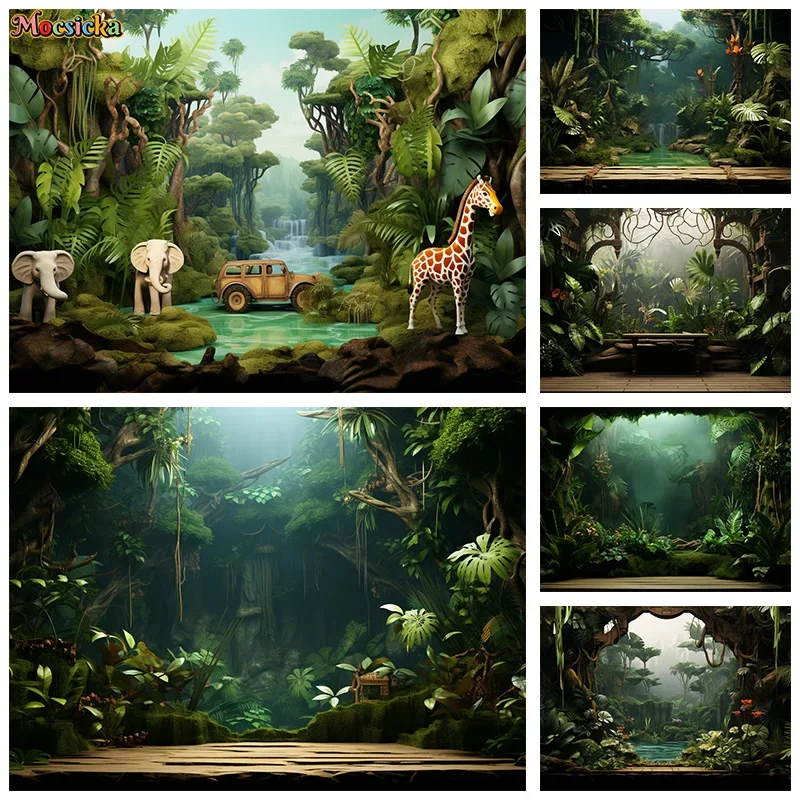 Mocsicka Photography Backdrops Forest Theme Wildlife Backgrounds Happy Birthday Party Cake Smash Tablecloths Studio Props
Mocsicka Photography Backdrops Forest Theme Wildlife Backgrounds Happy Birthday Party Cake Smash Tablecloths Studio Props