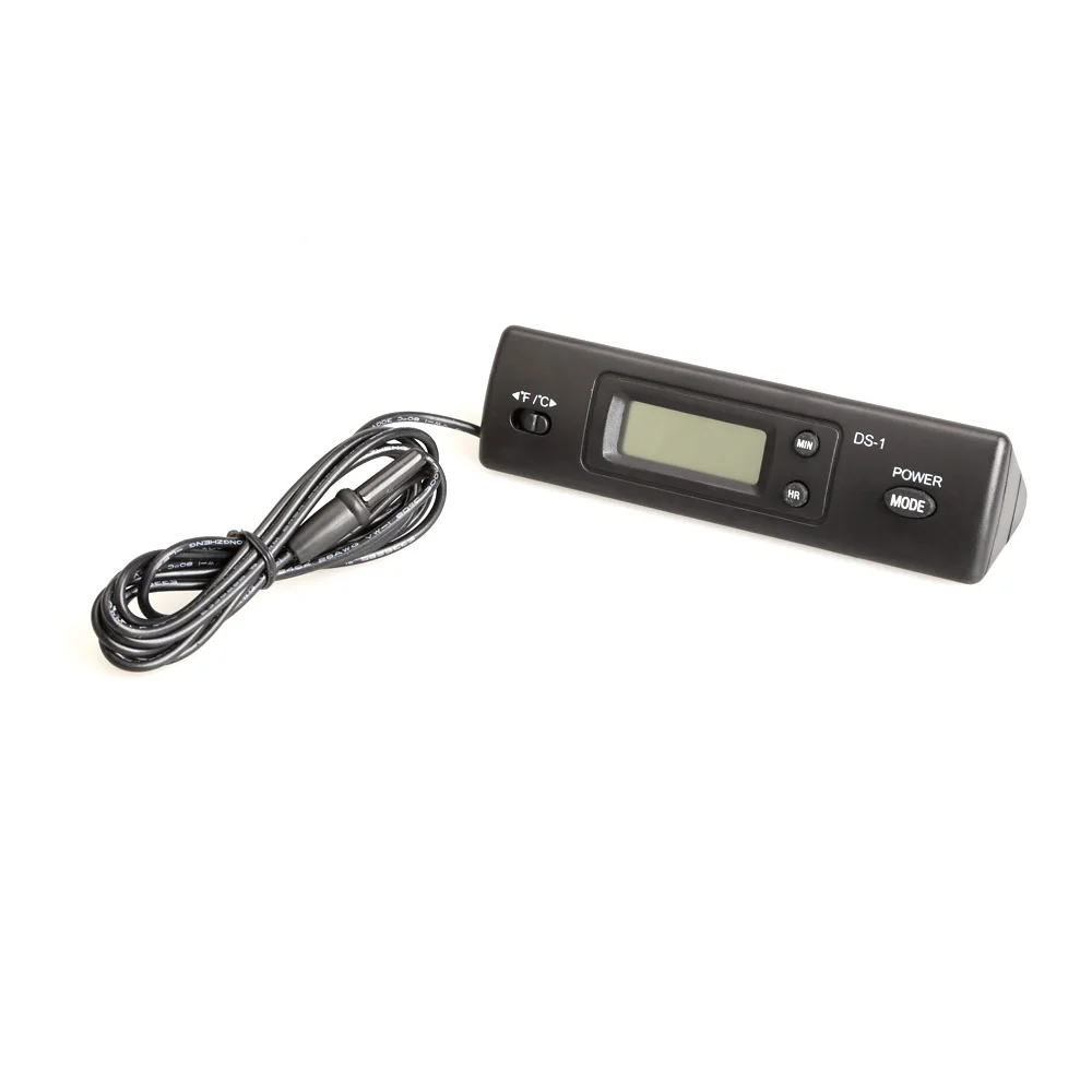 Car Thermometer Clock LCD Display Digital Thermometer C/F Temperature Sensor for Car Home Vehicle
Car Thermometer Clock LCD Display Digital Thermometer C/F Temperature Sensor for Car Home Vehicle