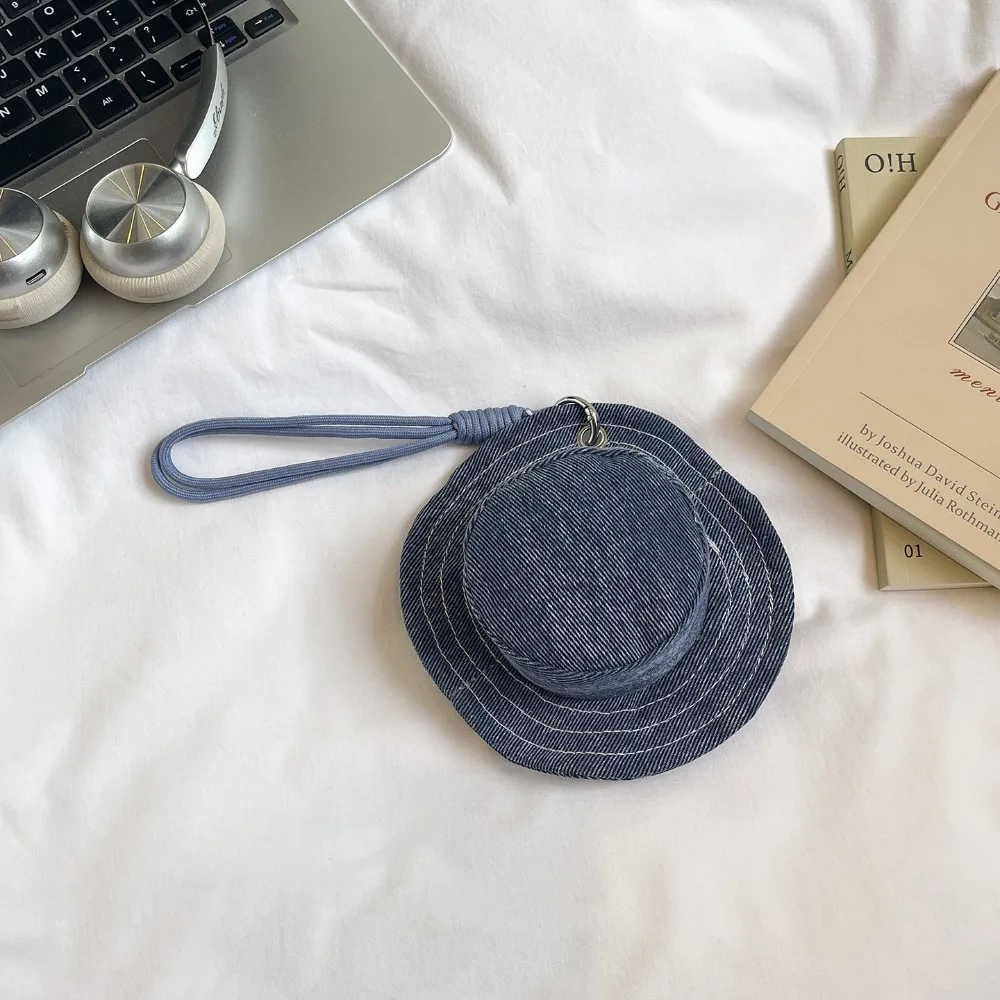 Funny Round Mini Bucket Hat Coin Purse Cute Coin Bag Hat Shape Keychain Mini Fisherman Hat Lanyard Bag Pendant Gifts
Funny Round Mini Bucket Hat Coin Purse Cute Coin Bag Hat Shape Keychain Mini Fisherman Hat Lanyard Bag Pendant Gifts