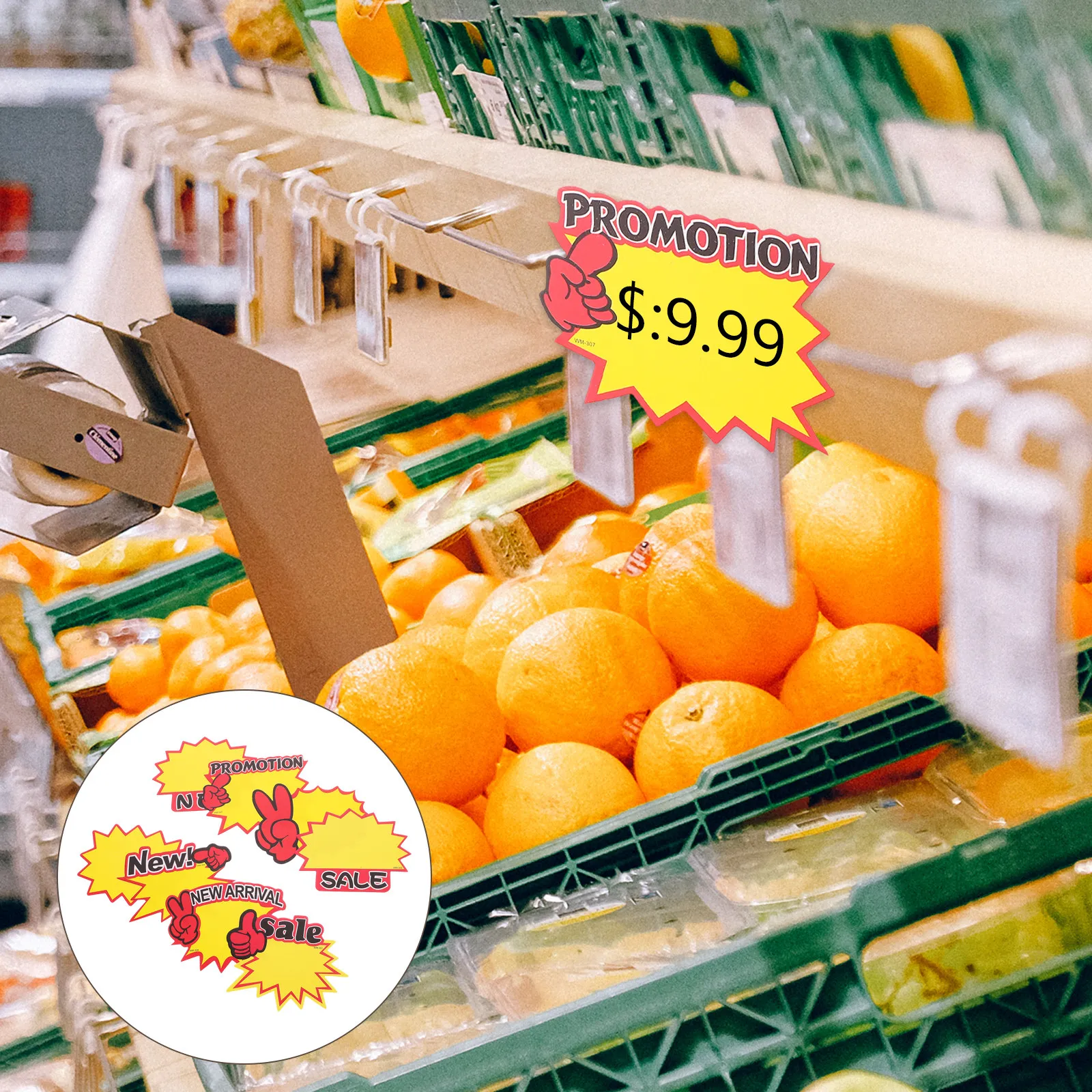 400Pcs Blank Star-Shaped Price Tags Thick Paper Supermarket Retail Store Fruit Vegetable Market Display Signs Bright Color Large
400Pcs Blank Star-Shaped Price Tags Thick Paper Supermarket Retail Store Fruit Vegetable Market Display Signs Bright Color Large