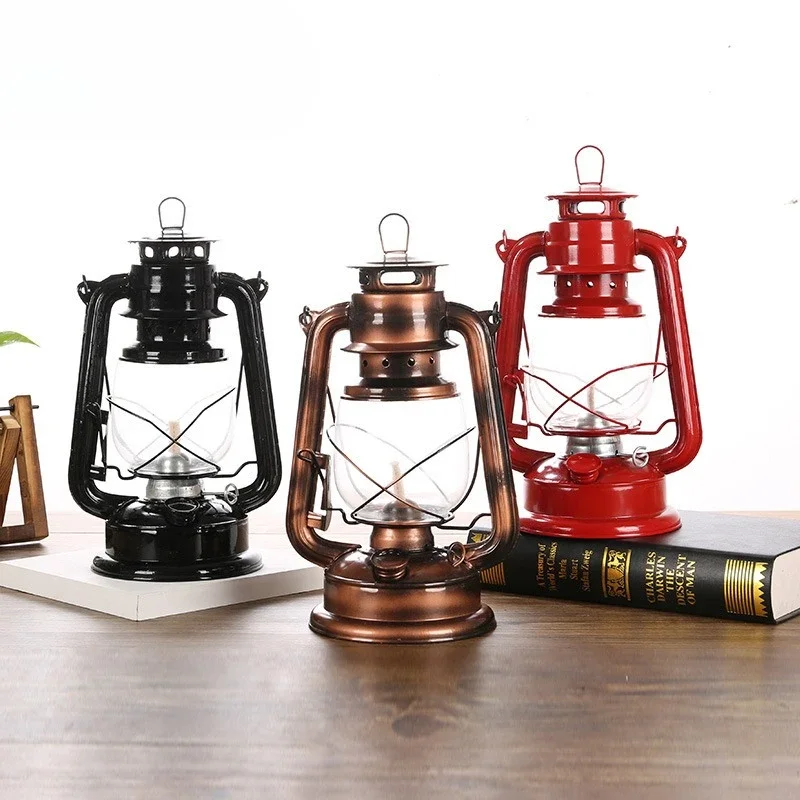 Retro Iron Kerosene Lamp with Wick Vintage Photography Props Home Decoration for Coffee Shop Figurines Miniatures Kerosene Lamp
Retro Iron Kerosene Lamp with Wick Vintage Photography Props Home Decoration for Coffee Shop Figurines Miniatures Kerosene Lamp