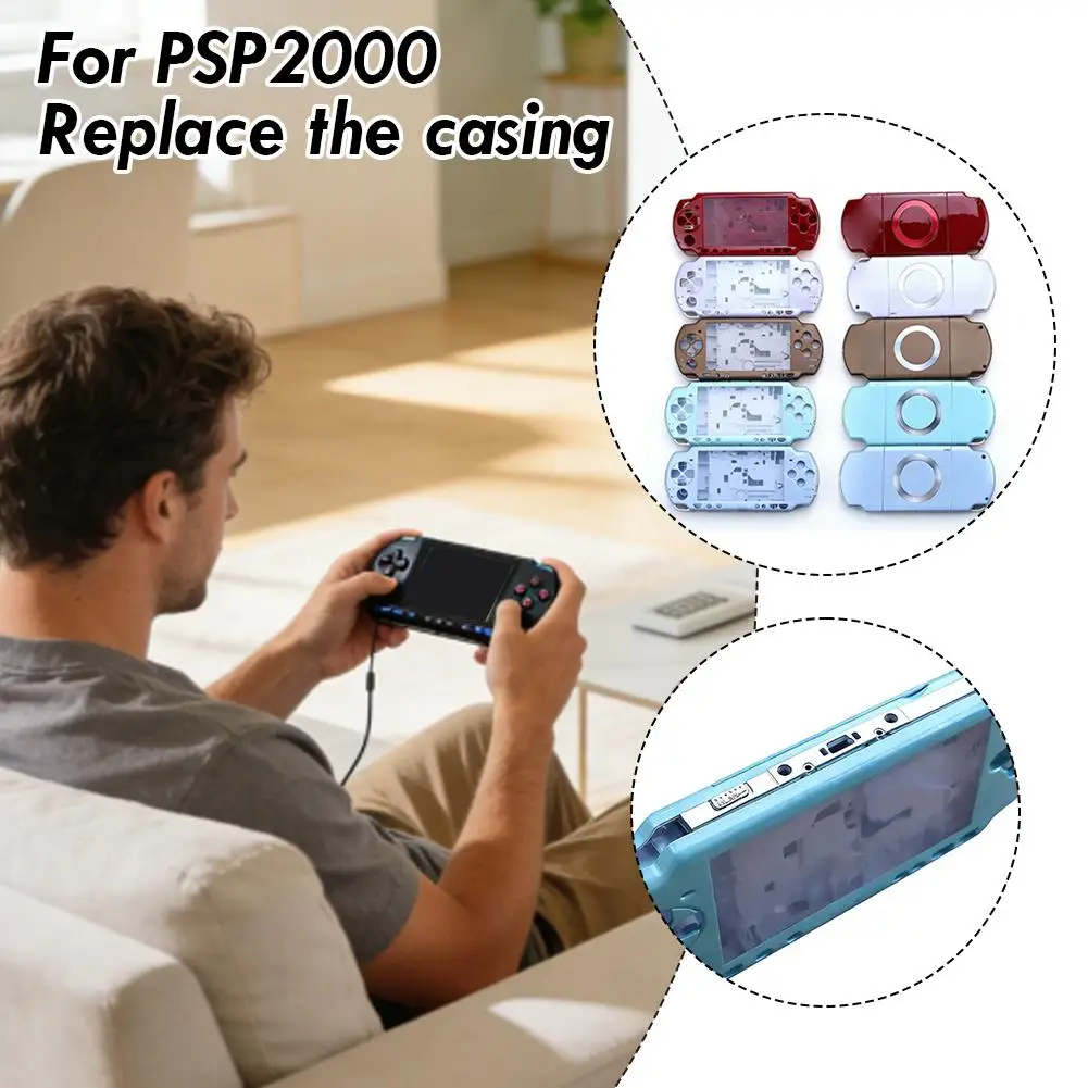 For PSP 2000 Full-coverage Case (Including Buttons) - Drop-Proof Scratch-Proof Sweat-Proof Full-Coverage Repair Parts Kit
For PSP 2000 Full-coverage Case (Including Buttons) - Drop-Proof Scratch-Proof Sweat-Proof Full-Coverage Repair Parts Kit