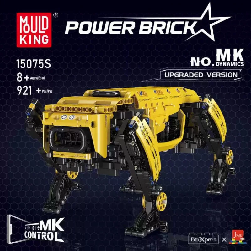 Mold King 15075S Модернизированная версия интеллектуального робота для собак, образовательная механическая детская сборка, электрический строительный блок T
Mold King 15075S Модернизированная версия интеллектуального робота для собак, образовательная механическая детская сборка, электрический строительный блок T