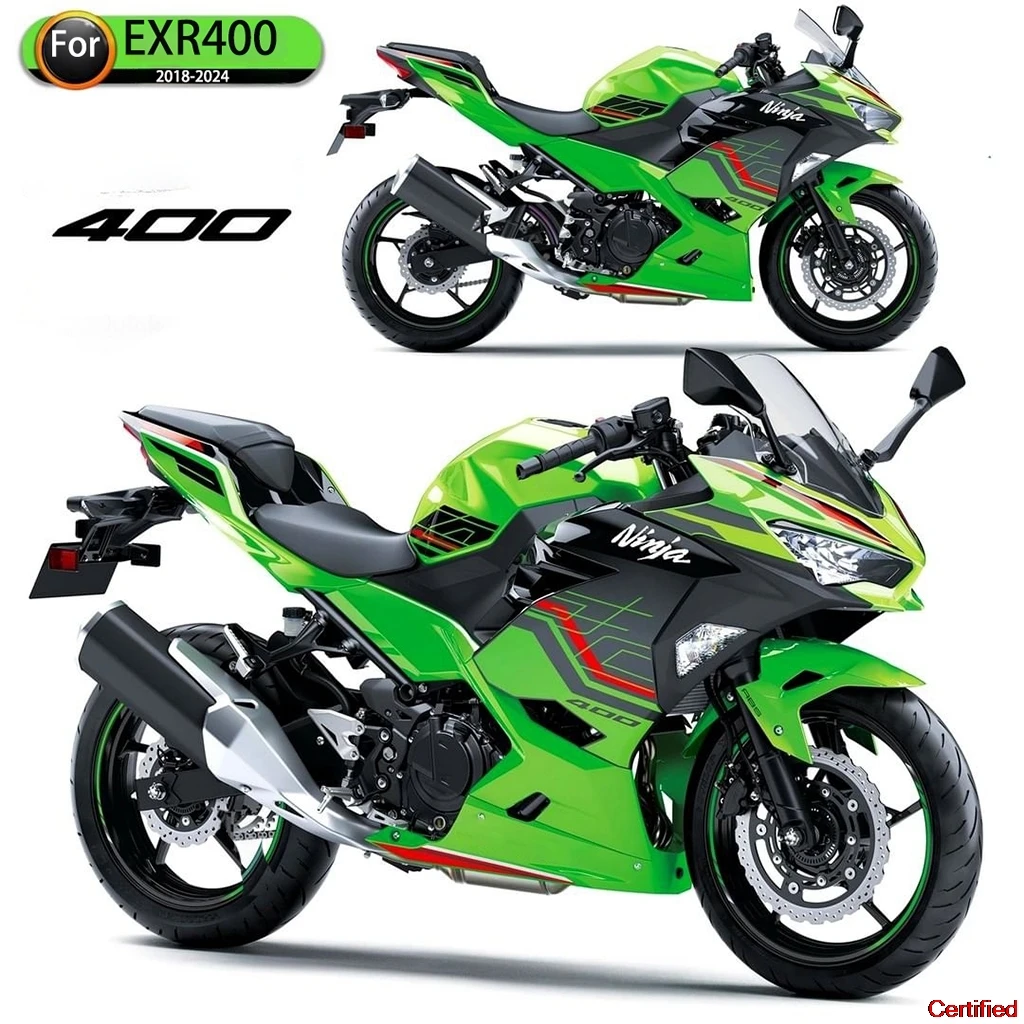 New For KAWASAKI NINJA 400 ZX400 EX400 Ninja400 2018 - 2024 Motorcycle Fairings Painted ABS Plastic Bodywork Kit Sets
New For KAWASAKI NINJA 400 ZX400 EX400 Ninja400 2018 - 2024 Motorcycle Fairings Painted ABS Plastic Bodywork Kit Sets