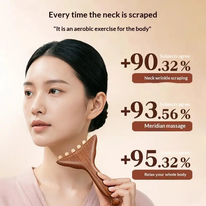 Portable Sandalwood Meridian Massage Comb Promote Hair Meridians Body Anti-static 6-beads Sheep Horn Head Massager Gua Sha Tool
Portable Sandalwood Meridian Massage Comb Promote Hair Meridians Body Anti-static 6-beads Sheep Horn Head Massager Gua Sha Tool