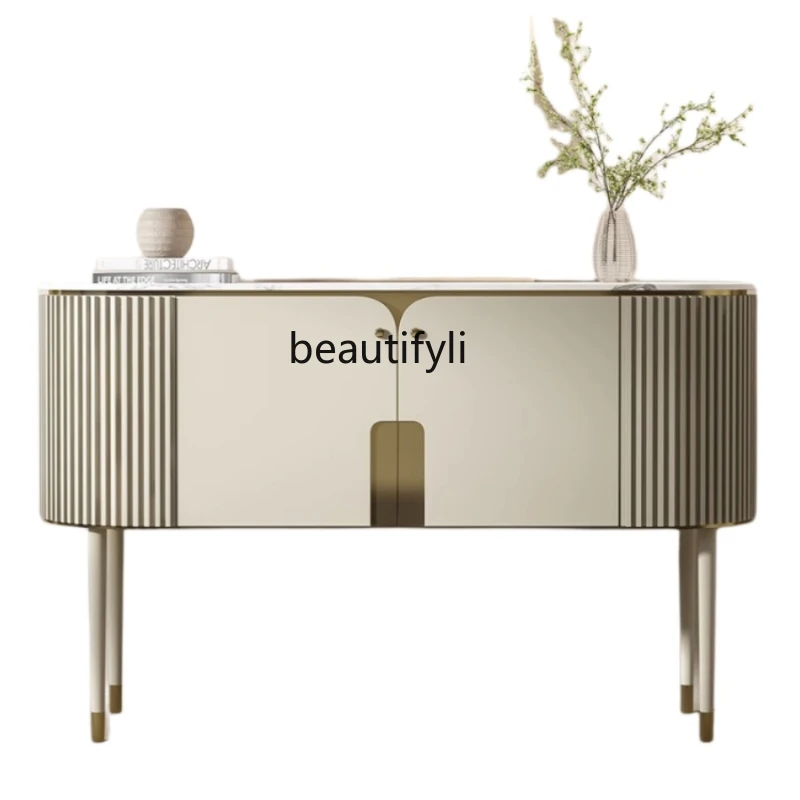 Italian Minimalist Marble Entrance Cabinet Modern Minimalist Living Room Curio Cabinet Integrated Wall Sideboard Cabinet
Italian Minimalist Marble Entrance Cabinet Modern Minimalist Living Room Curio Cabinet Integrated Wall Sideboard Cabinet