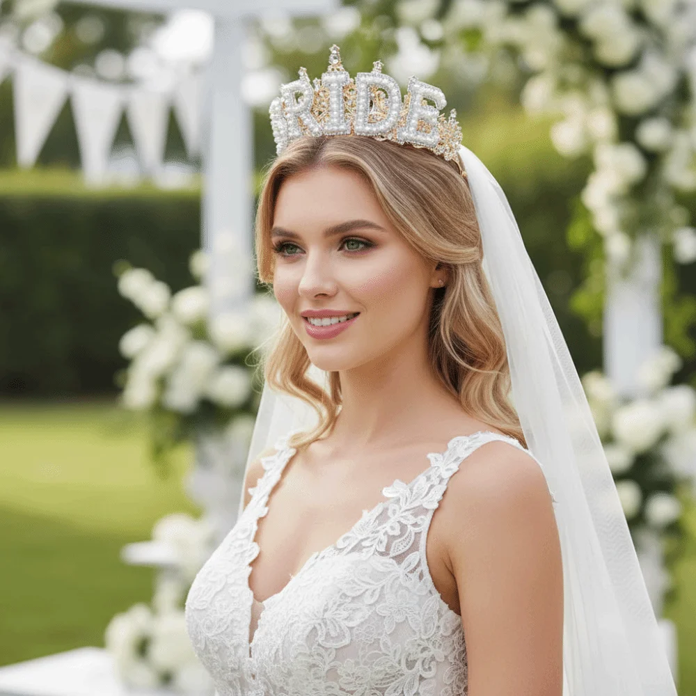 Shiny White Pearl Letter Crown Metal Wedding Decoration Alloy Rhinestone Headband Headwear Princess Bride Tiara Bride Gift
Shiny White Pearl Letter Crown Metal Wedding Decoration Alloy Rhinestone Headband Headwear Princess Bride Tiara Bride Gift