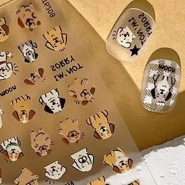 Lovely Dog Cat Animal Bunny Soft Embossed Relief Self Adhesive Nail Art Stickers Cute Pretty Puppy And Kitty Manicure Decals
Lovely Dog Cat Animal Bunny Soft Embossed Relief Self Adhesive Nail Art Stickers Cute Pretty Puppy And Kitty Manicure Decals