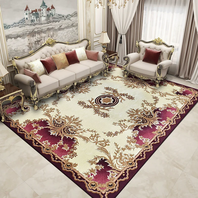 Retro Palace Wool Carpets For Living Room Hand Carved Thicken Rugs For Bedroom Home Decoration Floor Mat Coffee Table Carpet
Retro Palace Wool Carpets For Living Room Hand Carved Thicken Rugs For Bedroom Home Decoration Floor Mat Coffee Table Carpet