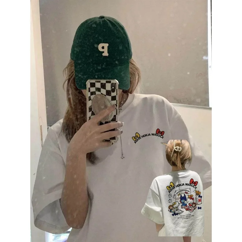 Summer 2026 Popular T-shirts, Korean Girls' Clothing, Girls' Cotton T-shirts, Girls' Casual Home Short Sleeves, 3D Printing
Summer 2026 Popular T-shirts, Korean Girls' Clothing, Girls' Cotton T-shirts, Girls' Casual Home Short Sleeves, 3D Printing