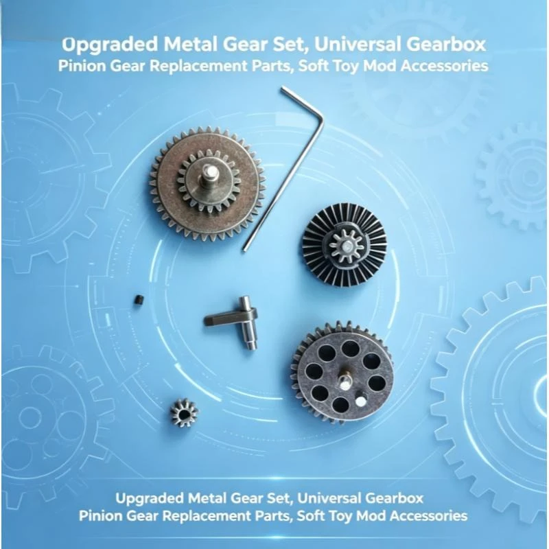 Heavy Duty Metal Gear Assembly, Standard Gearbox Matching Gear, Soft Play Toy Replace Parts
Heavy Duty Metal Gear Assembly, Standard Gearbox Matching Gear, Soft Play Toy Replace Parts