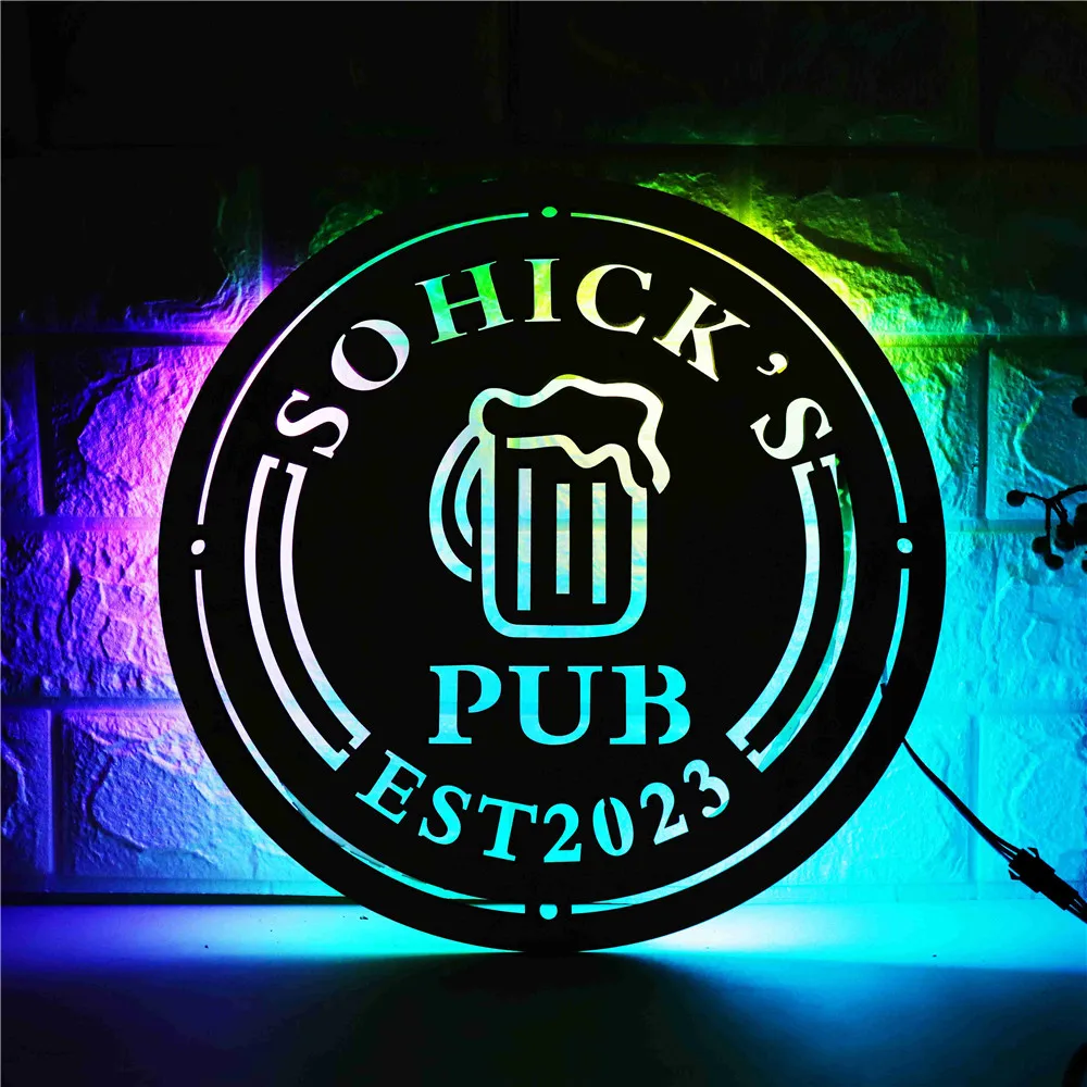 Personalized Beer Mug Pub Colorful Neon Wall Lamp Handmade Custom Your Bar LED Wooden Ambient Light Sign for Home Kitchen Decor
Personalized Beer Mug Pub Colorful Neon Wall Lamp Handmade Custom Your Bar LED Wooden Ambient Light Sign for Home Kitchen Decor