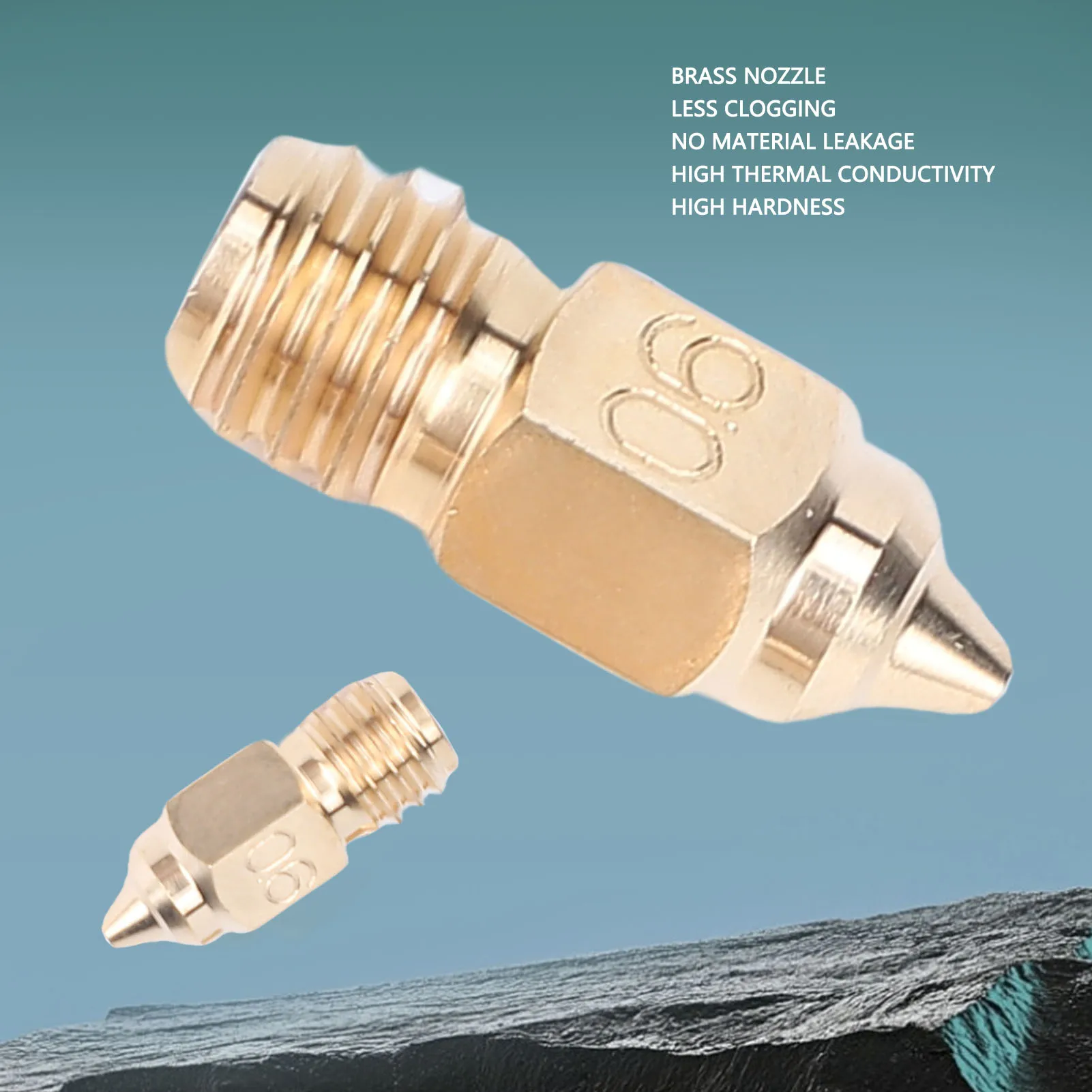 Набор из 3 латунных сопел 0,6 мм для экструдера 3D-принтера Ender 5, износостойкий, для высокоскоростной печати
Набор из 3 латунных сопел 0,6 мм для экструдера 3D-принтера Ender 5, износостойкий, для высокоскоростной печати