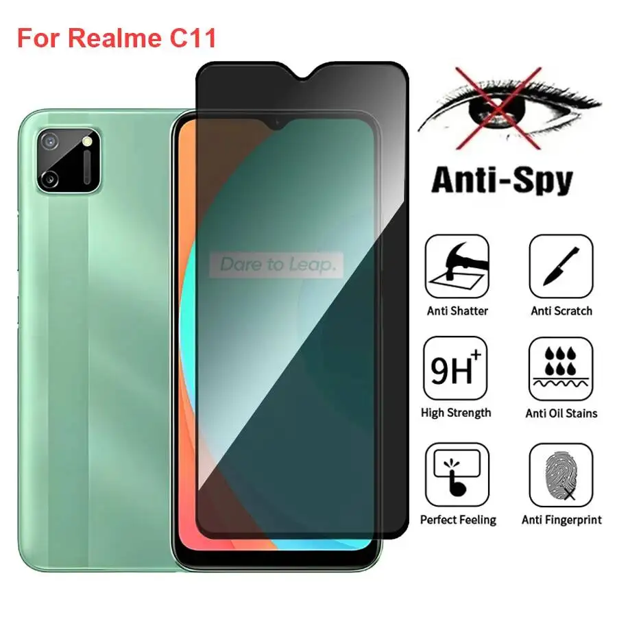 Realme C11 RMX2185 Anti Spy Privacy Tempered Glass Protector Compatible For Realmec11 Full Cover Screen Phone Film
Realme C11 RMX2185 Anti Spy Privacy Tempered Glass Protector Compatible For Realmec11 Full Cover Screen Phone Film
